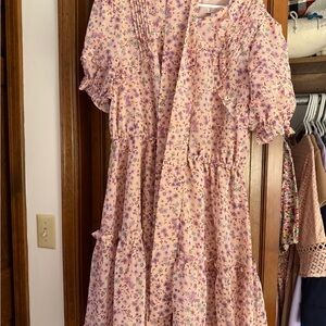 Rachel Parcell Floral Pink Dress
